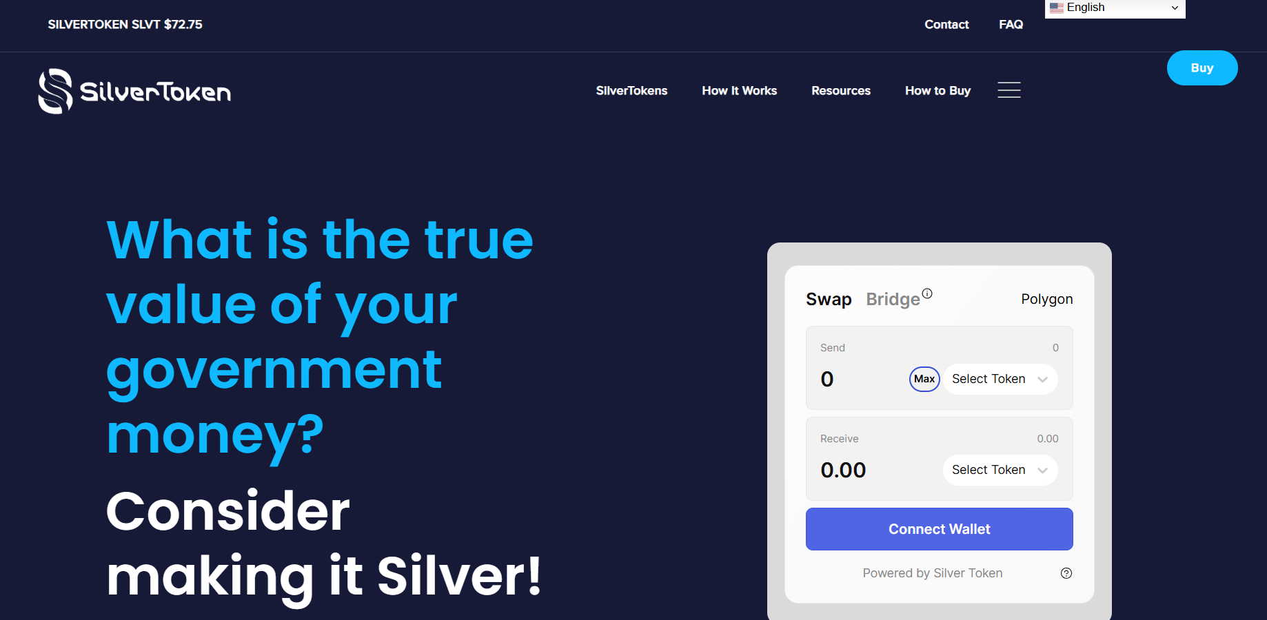 Silver Token project preview